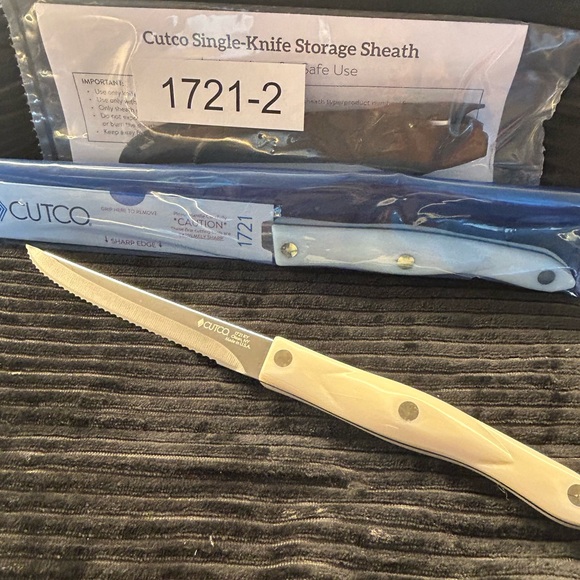 Cutco Trimmer Knife 1721 - Pearl White - Picture 5 of 7